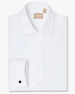 Gitman Bros. 100% White Dress Shirt - French Cuff