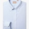 Gitman Bros. 100% Light Blue Oxford Pinpoint Cotton Button-Down Shirt