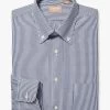 Gitman Bros. Classic Navy Bengal Stripe Cotton Button-Down Shirt