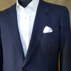 Antonio Ricci 2-in-1 Pouf Round Pocket Square - Red On White 7 Antonio Ricci 2-in-1 Pouf Round Pocket Square - Red On White -Fashionable Costume AR PKS HR 14 2 22883.1593872989