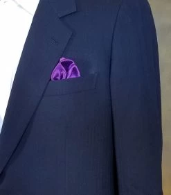 Antonio Ricci 2-in-1 Pouf Round Pocket Square - Peach On Dark Purple 10 Antonio Ricci 2-in-1 Pouf Round Pocket Square - Peach On Dark Purple -Fashionable Costume AR PKS HR 208 6 98127.1597096047