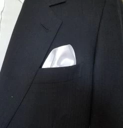 Antonio Ricci 2-in-1 Pouf Round Pocket Square - Dark Purple On White 7 Antonio Ricci 2-in-1 Pouf Round Pocket Square - Dark Purple On White -Fashionable Costume AR PKS HR 232 3 white 25112.1596876008