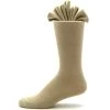 Antonio Ricci Premium Cotton Mid-Calf Dress Socks - Beige