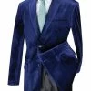 Vinci Sapphire Blue Velvet Classic Sportcoat