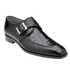 Belvedere Genuine 100% Ostrich Monk Strap Dress Shoe -Fashionable Costume BEL 114011 B 02569.1667775867