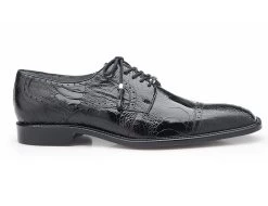 Belvedere Genuine Ostrich Leg Cap-Toe Dress Tie Shoe -Fashionable Costume BEL 14006 b 35232.1534437252