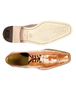 Belvedere 100% Genuine Ostrich Leg Dress Tie Shoe -Fashionable Costume BEL 1463 4 87027.1521060245