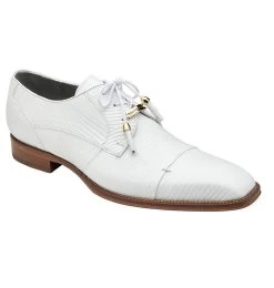 Belvedere 100% Genuine Lizard Fancy Cap-Toe Dress Shoe -Fashionable Costume BEL 1497 WH 1 62032.1667762834