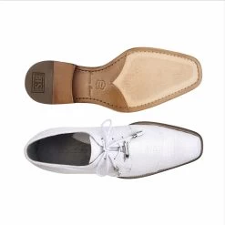 Belvedere 100% Genuine Lizard Fancy Cap-Toe Dress Shoe -Fashionable Costume BEL 1497 WH 2 41998.1521062427
