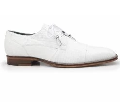 Belvedere 100% Genuine Lizard Fancy Cap-Toe Dress Shoe -Fashionable Costume BEL 1497 WH 79398.1521062426