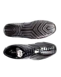 Belvedere Genuine Ostrich Leg And Calf Leather Sneaker -Fashionable Costume BEL 2010 b 3 78654.1521321017