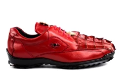 Belvedere Genuine Hornback Crocodile And Calf Leather Sneaker -Fashionable Costume BEL 336122 r 38649.1521322914