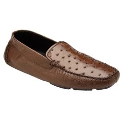 Belvedere Genuine Ostrich Driver Loafer