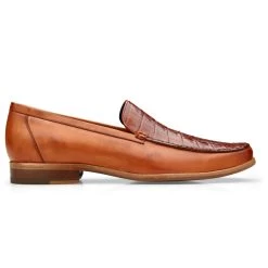 Belvedere Genuine Caiman Crocodile And Italian Calf Loafer - Brandy -Fashionable Costume BEL BD2 2 54521.1667577882