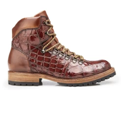 Belvedere Genuine Alligator And Calf Leather Lace Up Boots -Fashionable Costume BEL CB03 2 61525.1644095141