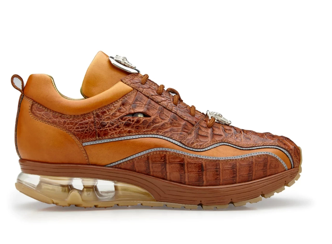 Belvedere Genuine Hornback Crocodile And Italian Calf Sneakers 2 Belvedere Genuine Hornback Crocodile And Italian Calf Sneakers - Image 2