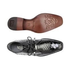 Belvedere Genuine Alligator Lace Half Boots - Black -Fashionable Costume BEL R17 B 2 46899.1535996574