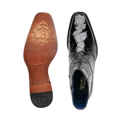 Belvedere Genuine Alligator Side Zip Ankle Boots - Black -Fashionable Costume BEL R32 B 3 58827.1644095754