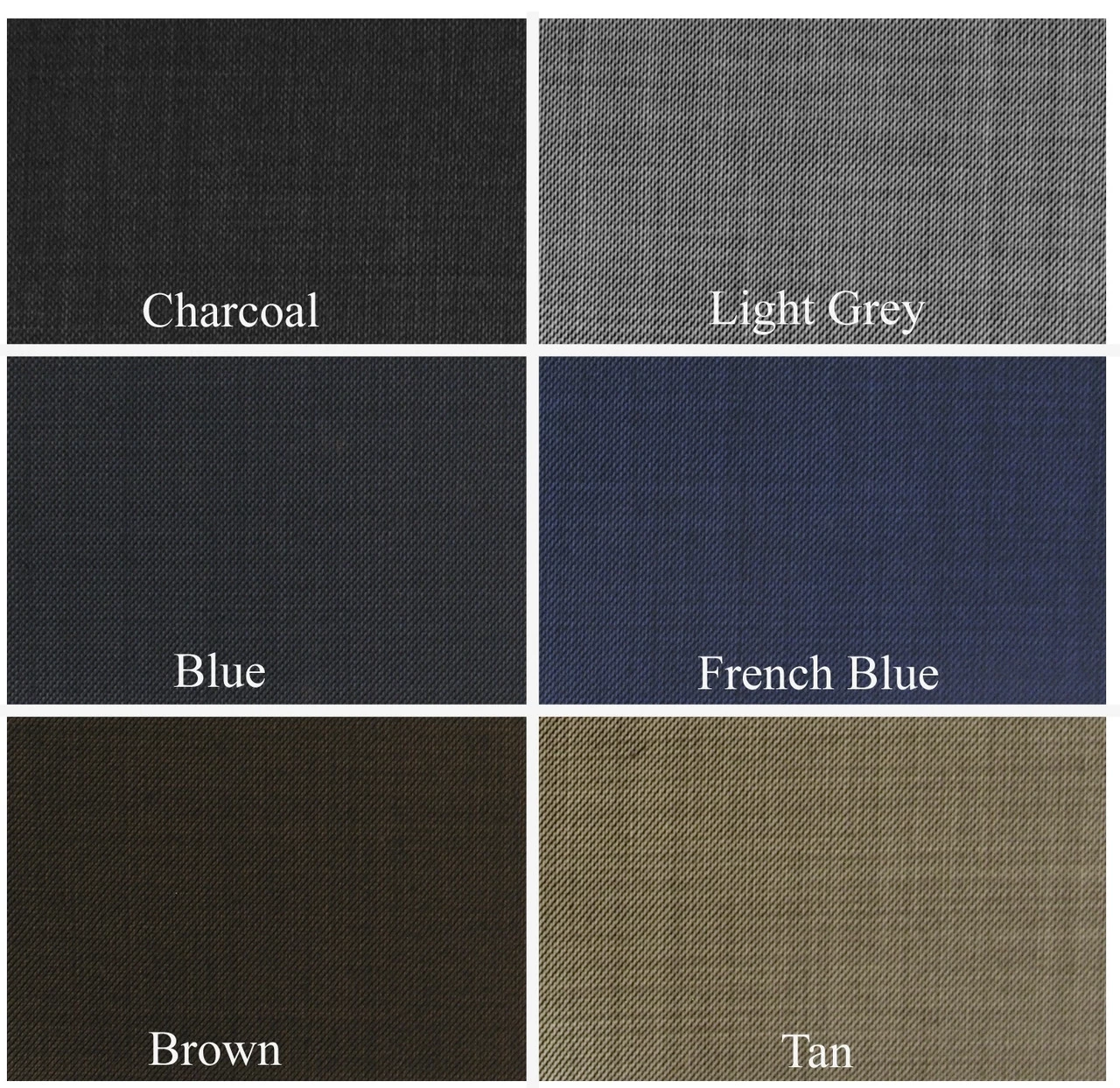 Baroni Couture Sharkskin Wool Dress Slacks - Flat Fronts 2 Baroni Couture Sharkskin Wool Dress Slacks - Flat Fronts - Image 2