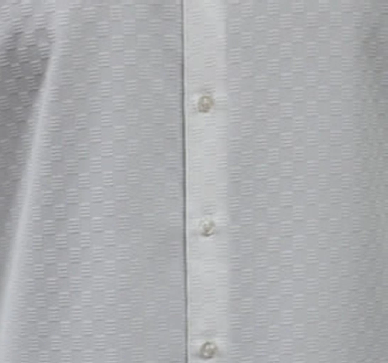 Bassiri White Checkerboard Design Long Sleeve Camp Shirt 2 Bassiri White Checkerboard Design Long Sleeve Camp Shirt - Image 2