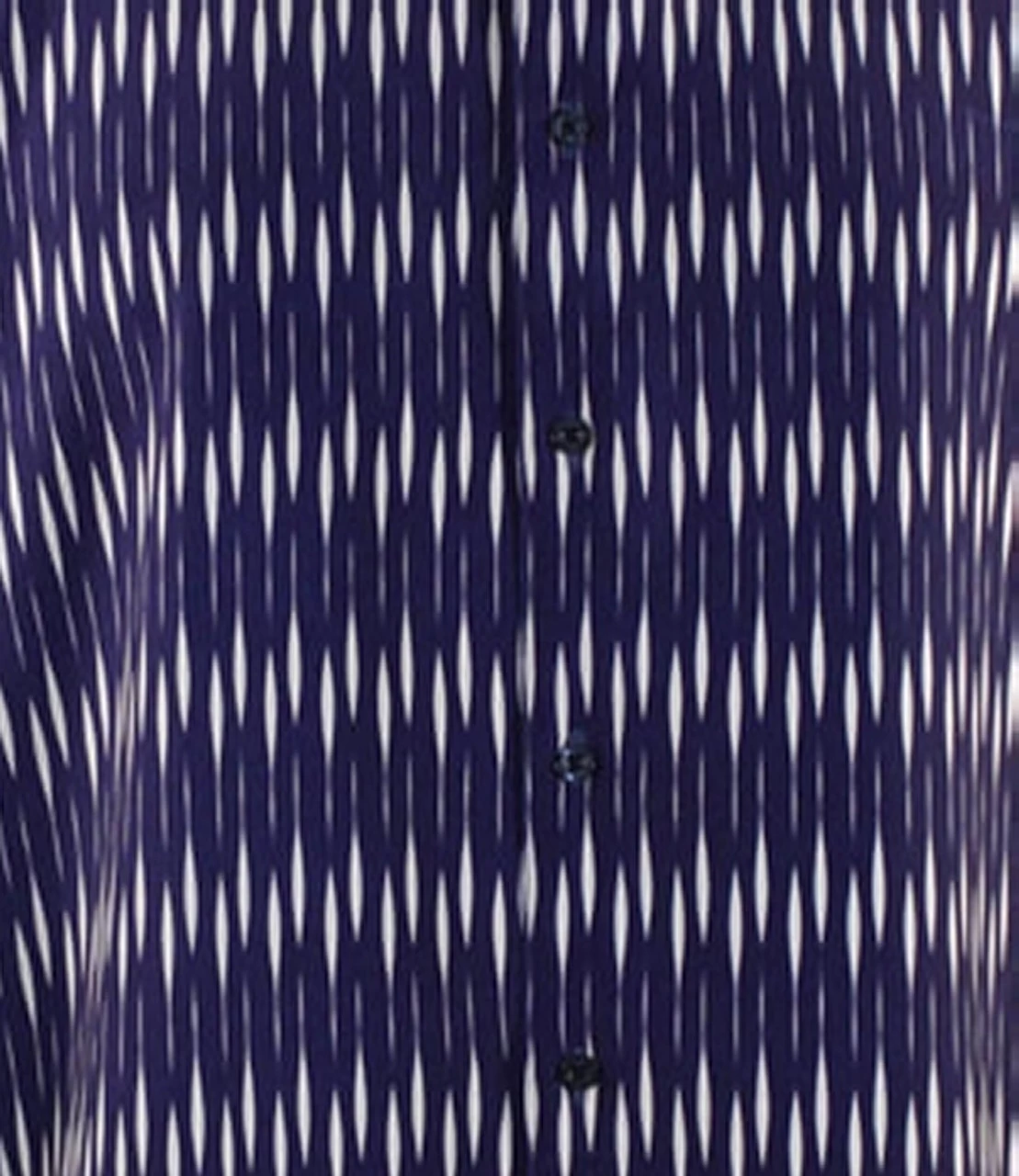 Bassiri Purple & White Abstract Line Design Long Sleeve Camp Shirt 2 Bassiri Purple & White Abstract Line Design Long Sleeve Camp Shirt - Image 2