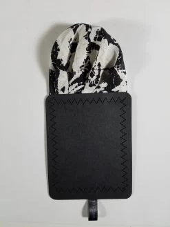 100% Silk Pre-Folded Fan Design Pocket Square Insert - Black & White Floral -Fashionable Costume BlackFloral 4 19392.1642796844