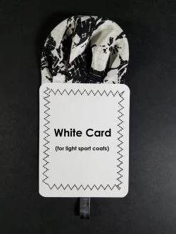 100% Silk Pre-Folded Fan Design Pocket Square Insert - Black & White Floral -Fashionable Costume BlackFloral whitecard 12266.1642796845