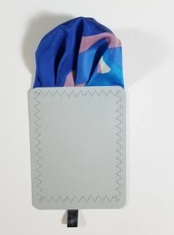 100% Silk Pre-Folded Pocket Square Insert - Blue & Pink Mix -Fashionable Costume BlueAbstract1 1 13322.1661712920