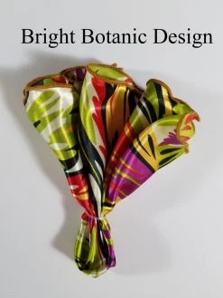 Antonio Ricci 2-in-1 Pouf Round Pocket Square - Bright Botanical Design -Fashionable Costume Botanic ebay 04418.1661637495