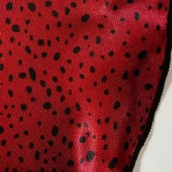 Antonio Ricci 2-in-1 Pouf Pocket Square - Black Specks On Dark Red -Fashionable Costume Dark Red BlackSpecks 3 03962.1671225296