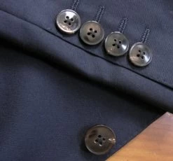 Paul Betenly Real Horn Buttons Wool Slim Fit Blazer -Fashionable Costume Dscn1125 66193.1517957134