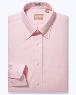 Gitman Bros. 100% Pink Oxford Pinpoint Cotton Button-Down Shirt