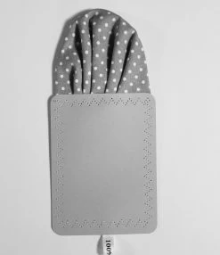Grey Polka Dots - 100% Cotton Pre-Folded Pocket Square Insert -Fashionable Costume Grey polkadot Fan 2 56042.1670441613