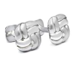 Hickey Freeman Double-Sided Stainless Steel Cufflinks (HFCU-HF2)