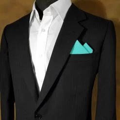 Jade 100% Cotton Pre-Folded Pocket Square Handkerchief Insert - 2 Point 5 Jade 100% Cotton Pre-Folded Pocket Square Handkerchief Insert - 2 Point -Fashionable Costume Jade 99808.1680205452