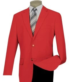Lucci 2-Button Red Blazer