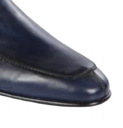 Lombardy - Genuine Calf Leather Horsebit Dress Loafer - Navy -Fashionable Costume LMB ZLD018010 3 88109.1598058046