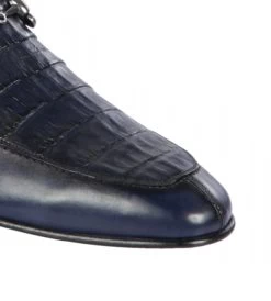 Lombardy - Genuine Caiman Belly Horsebit Dress Loafer - Navy -Fashionable Costume LMB ZLD018210 3 77775.1598057081