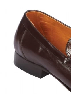 Lombardy - Genuine Caiman Belly Horsebit Dress Loafer - Brown -Fashionable Costume LMB ZLD018216 4 05260.1598057096