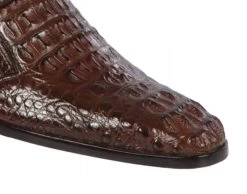 Lombardy - Genuine Caiman Croc Hornback Dress Shoe - Brown 7 Lombardy - Genuine Caiman Croc Hornback Dress Shoe - Brown -Fashionable Costume LMB ZLM020207 3 34011.1598046687