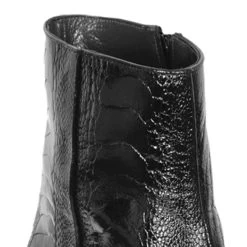 Los Altos Genuine Ostrich Leg Charro Heel Ankle Boot - Black 6 Los Altos Genuine Ostrich Leg Charro Heel Ankle Boot - Black -Fashionable Costume LSA 63507 B 3 07135.1610405488