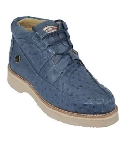 Los Altos Genuine Ostrich Quill Casual Ankle Boot -Fashionable Costume LSA ZA0603 BL 00364.1519705146