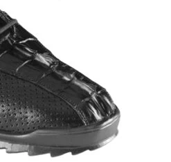 Los Altos Genuine Caiman Croc Tail Black Sneaker -Fashionable Costume LSA ZC090105 5 23230.1598331949