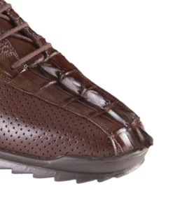 Los Altos Genuine Caiman Croc Tail Brown Sneaker -Fashionable Costume LSA ZC090107 3 15776.1598295089
