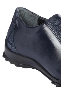 Los Altos Genuine Ostrich Leg Patch Design Navy Blue Sneaker -Fashionable Costume LSA ZC091910 4 85450.1598184286