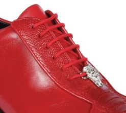 Los Altos Genuine Ostrich Leg Patch Design Red Sneaker -Fashionable Costume LSA ZC091912 2 97050.1598184297
