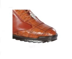 Los Altos Genuine Caiman Croc Patch Design Cognac Sneaker -Fashionable Costume LSA ZC092903 3 86783.1598547838