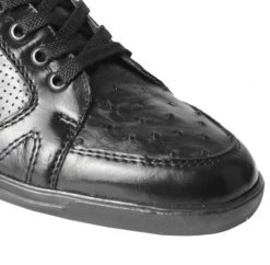 Los Altos Genuine Ostrich Quill Black Sneaker -Fashionable Costume LSA ZC110305 3 60203.1610589415