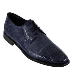 Los Altos Genuine Teju Lizard With Caiman Belly Cap Toe Dress Shoe -Fashionable Costume LSA ZV0937 BL 97248.1519680416