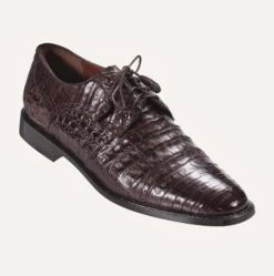 Los Altos Genuine Caiman Belly Cap Toe Dress Shoe - Black -Fashionable Costume LSA ZV0982 BR 61333.1519588865
